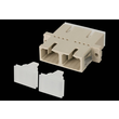 150900B2-I Metz Connect OpDAT Kupplung SC D duplex, MM, beige, Keramik-Hülsen Produktbild