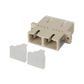 150900B2-I Metz Connect OpDAT Kupplung SC D duplex, MM, beige, Keramik-Hülsen Produktbild