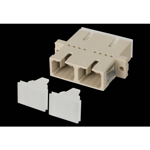 150900B2-I Metz Connect OpDAT Kupplung SC D duplex, MM, beige, Keramik-Hülsen Produktbild