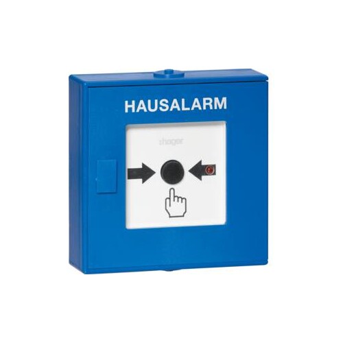 TG558A Hager Funk Druckknopfmelder, Hausalarm Produktbild Front View L