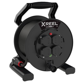 9250013-p PC-Electric Kabeltr. KST250 4xSSD mit Deckel sw SP IP54 25m H07RN F Produktbild