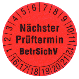 4771982 AMPROBE Prüfetiketten 1239 R rund 30mm (250 St.) - rot Produktbild