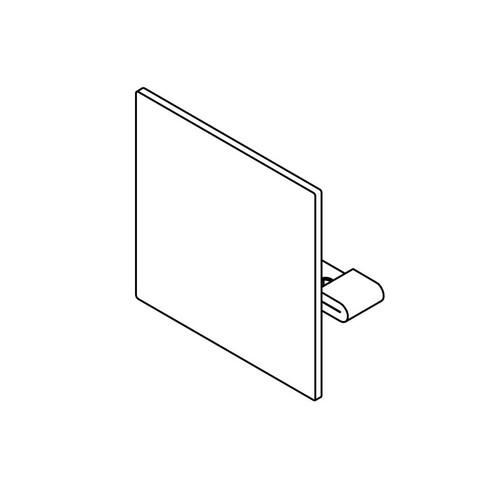 577-4605 Molto Luce RIDE Enddeckel weiß 2 Stk. Produktbild