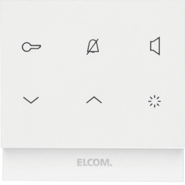 REK221Y Elcom ELCOM Innenst. Audio TOUCH eckig 2D polarweiß glänzend Produktbild