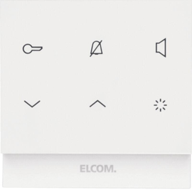 REK221Y Elcom ELCOM Innenst. Audio TOUCH eckig 2D polarweiß glänzend Produktbild