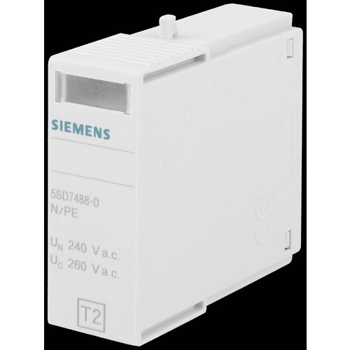 5SD7488-0 Siemens STECKTEIL C/T2/II 260V N-PE Produktbild