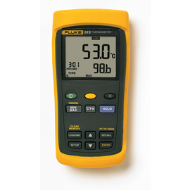 3821096 Fluke FLUKE 53 2 B 50HZ,SINGLE INPUT THERMOMETER W/USB RECORDING (INTL Produktbild