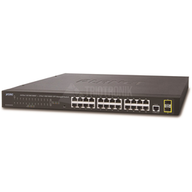 GS-4210-24T2S Planet Gb Ethernet Switch 24x10/100/1000Base-T, 2xSFP, L2 managed Produktbild