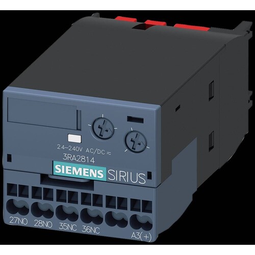 3RA2814-2FW10 Siemens Hilfsschalter, elektron. verzögert, rückfallverz. mit  Produktbild