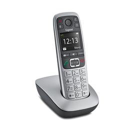 S30852-H2708-C101 Gigaset E560 Dect Clip Schnurlostelefon silber Produktbild