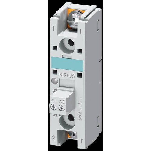 3RF21503AA06 Siemens Halbleiterrelais 3RF2, 1-phasig, B=22,5mm, 50A 48-600V/2 Produktbild