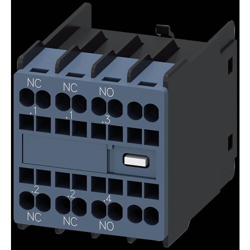 3RH2911-2HA12 Siemens Hilfsschalter 1S+2Ö Strombahnen:1Ö, 1S für Hilfs-/Mot Produktbild