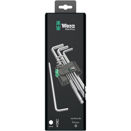 05073391001 Wera 950/9 Hex-Plus 1 SB Winkelschlüsselsatz Produktbild