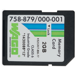 758-879/000-001 Wago Speicherkarte SD Card Produktbild front M