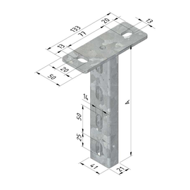 10266 Trayco P21-0200-DG Hängestiel 200 Produktbild