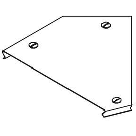 0078580 PUK RBDR45 60F Rinnenbogendeckel mit Riegel Produktbild front M