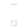 60800783 Zumtobel PANOS INF/EVO IP54 GLAS CLEAR Q100 WH Produktbild