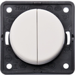 9365509 Berker BERKER INTEGRO Classic Serienschalter polarweiß glänzend Produktbild front S