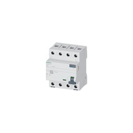 5SV3644-8LA Siemens FI Schutzschalter Typ A 40A 3+N pol. 300mA 400V 4TE Produktbild front M