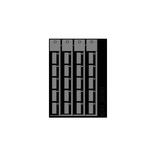 3RT2900-1SB20 Siemens Kennzeichnungsschilder 20x7mm Ti-grey Produktbild