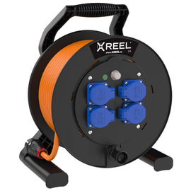 9350145-p PC-E Kabeltrommel XREEL310 4xSSD54+L 25m3G1.5PUR orange K2 Produktbild