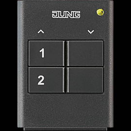 HS2RF Jung KNX Funk Handsender 2fach Produktbild front M