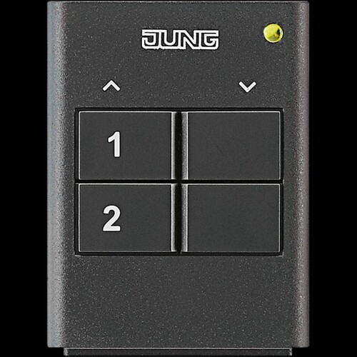 HS2RF Jung KNX Funk Handsender 2fach Produktbild Front View L
