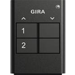 512200 Gira KNX RF Handsender 2Fach Schwarz Produktbild