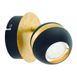 95482 Eglo LED WL/1 GU10 SCHWARZ/GOLD NOCITO Produktbild