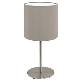 95726 Eglo TL/1 H 275 NICKEL MATT/TAUPE PASTERI Produktbild