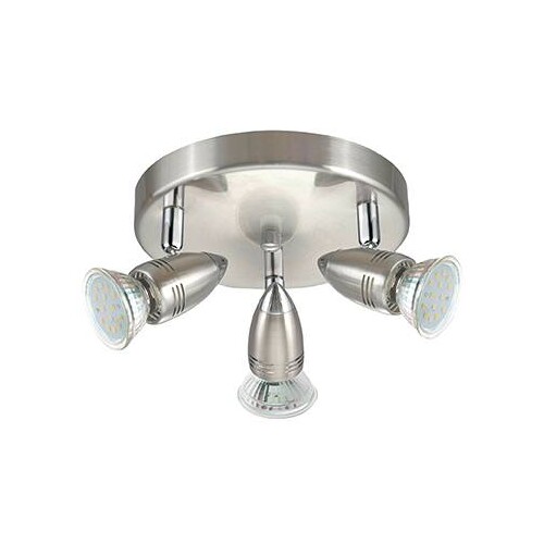 95824 Eglo RONDELL/3 NICKEL MATT/CHROMMAGNUM LED Produktbild Front View L