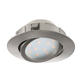 95856 Eglo LED EINBAUSPOT Ø84 NICKEL-M.PINEDA Produktbild