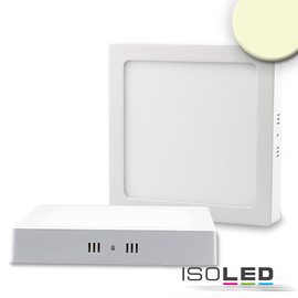112360 Isoled LED Deckenleuchte weiß, 18W, quadratisch, 220x220mm, warmweiß Produktbild