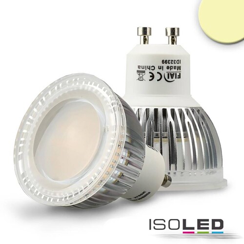 112337 Isoled GU10 LED Strahler 6W Glas diffuse, warmweiß Produktbild