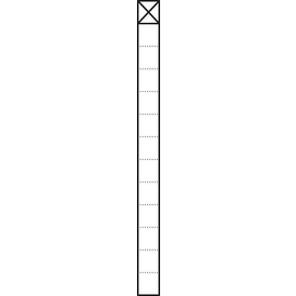 210005045-00 Siedle KSF 613 1 AG Kommunikations Stele, Freistehend KSF 6 Produktbild