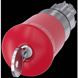 3SU10501HR200AA0 Siemens Not-Halt- Pilzdrucktaster, 22mm, rund, Metall, ho Produktbild front M