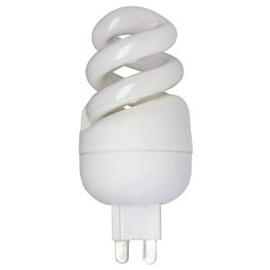 44046 Scharnberger+H. Kompakt Energiesparlampe Spirale 32x76mm G9 22 Produktbild front M