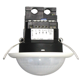 92143 B.E.G. BEG LUXOMAT PD4 M DE weiß Deckeneinbau Präsenzmelder, Master Produktbild front M