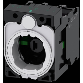 3SU1501-1AG30-1NA0 Siemens Halter für 3 Module, 1S, 1S, LED-Modul, gelb, AC/DC  Produktbild