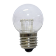 015-080 MK LED Deco Golf Ball E27, 7 weiße LEDs,klare Kappe, 220 240V, 0,7W, Produktbild