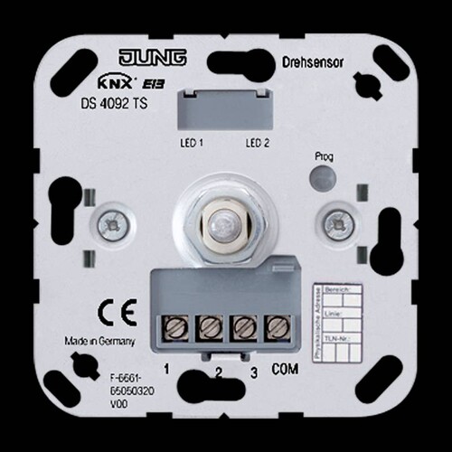 DS4092TS Jung KNX Drehsensor Produktbild Front View L