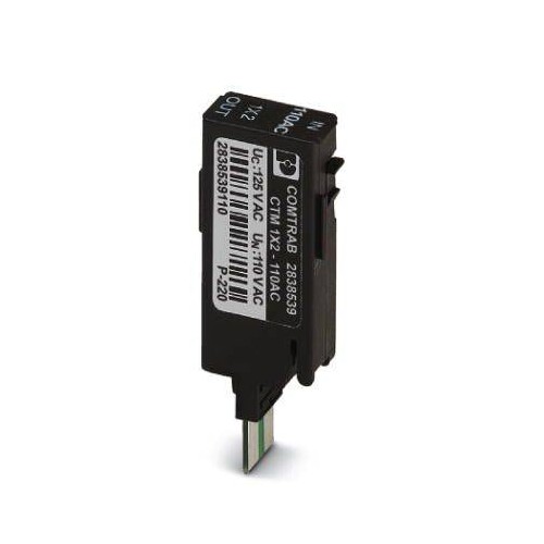 2838539 Phoenix CTM 1X2 110AC Überspannungsschutz-Stecker Produktbild