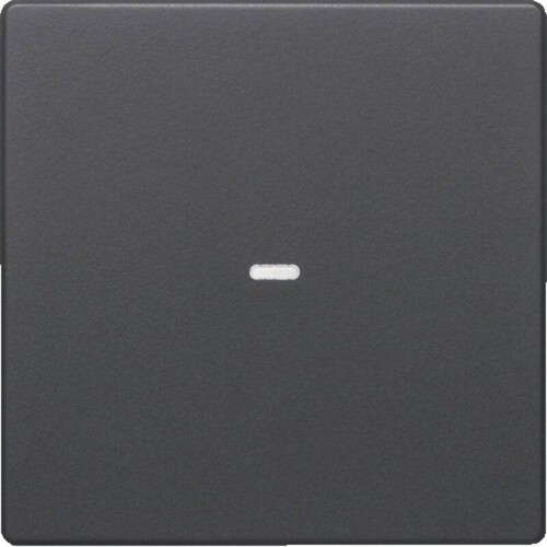 80960226 Berker BERKER KNX Q.x Abdeckung 1fach mit klarer Linse, anthrazit samt Produktbild