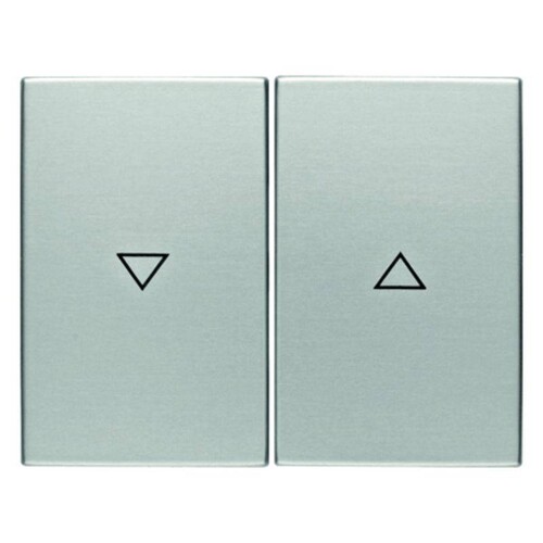 14357103 Berker BERKER K.5 Serienwippe mit Pfeilaufdruck Aluminium Produktbild