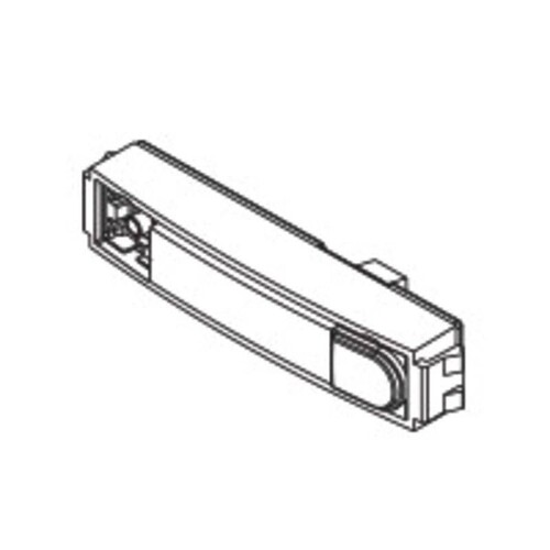 FPVT09608 Fermax FERMAX Cityline Einfachtaster 12x54mm Taster verchromt, Produktbild Front View L