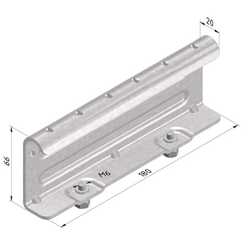 10034 Trayco CL60-J-PG Kabelleiter Verbinder Produktbild Front View L