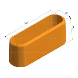 10046 Trayco CL60-PC-PVC Kabelleiter Schutzkappe Produktbild