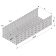 11568 Trayco CT110 400 12 3PG Kabelrinne gelocht Cable Tray perforated Produktbild front S
