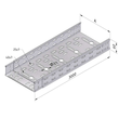 10460 Trayco CTI60 100 10 3DG Kabelrinne integr. Verbinder   Cable Tray Interloc Produktbild