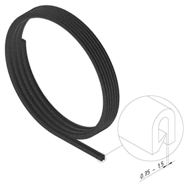 12282 Trayco CT-PR-PVC-K Kantenschutz- band schw. (VPE 10m) 0,75-1,5mm Bel.stä. Produktbild